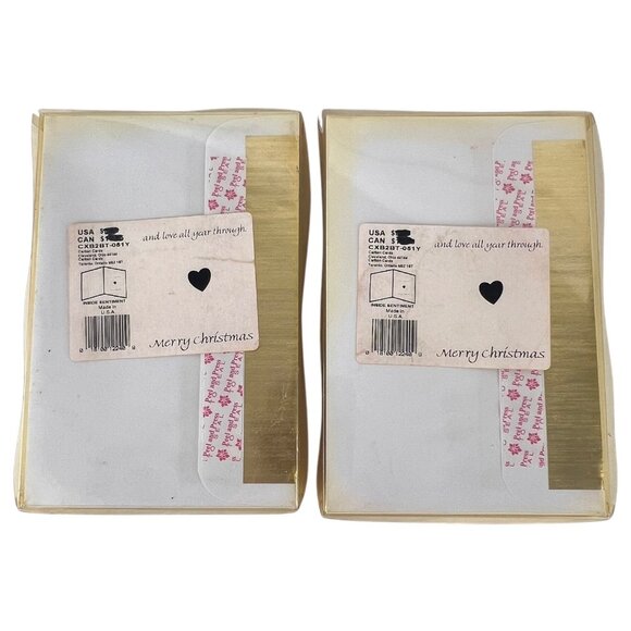 20 Carlton Christmas Cards With Self-Sealing Envelopes Tri Fold - Picture 6 of 6